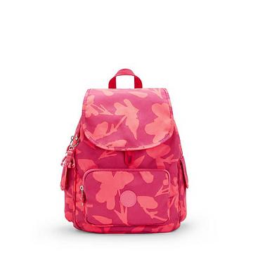 Kipling City Pack Small Printed Hátizsák Rózsaszín | HU 1517GS